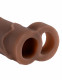 Fantasy X-Tensions Perfect 2-Inch Extension With Ball Strap - Brown Image