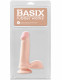 Basix Rubber Works - 6 Inch Dong With Suction Cup - Flesh Image