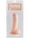 Basix Rubber Works 8 Inch Suction Cup Dong - Flesh Image