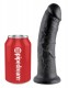 King Cock 8-Inch Cock - Black Image