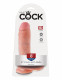 King Cock 8-Inch Cock With Balls - Flesh Image