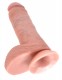 King Cock 8-Inch Cock With Balls - Flesh Image
