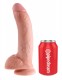 King Cock 9-Inch Cock With Balls - Flesh Image