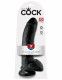 King Cock 9-Inch Cock With Balls - Black Image