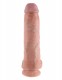 King Cock 11-Inch Cock With Balls - Flesh Image