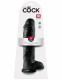King Cock 11 Inch With Balls - Black Image