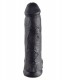 King Cock 12 Inch Cock With Balls - Black Image