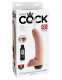 King Cock 9 Inch Squirting Cock With Balls - Flesh Image