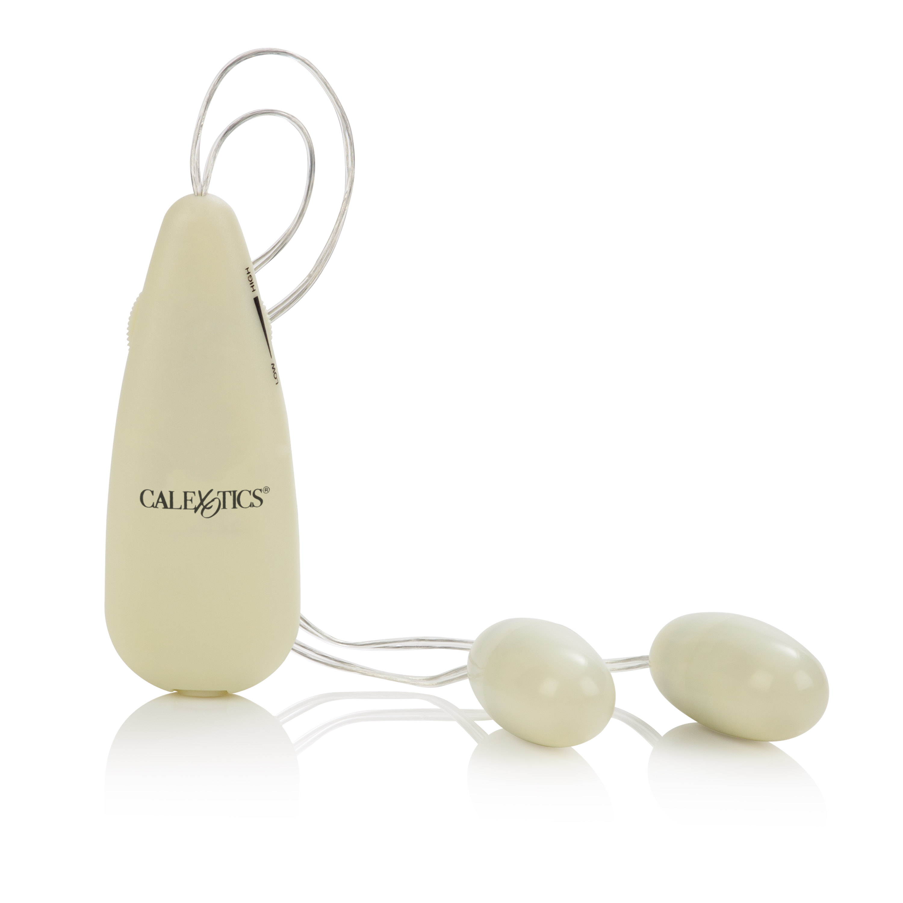 Calexotics Glow-In-The-Dark Pocket Exotics Vibrating Double Bullets