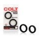 Colt Silicone Super Rings - Black Image