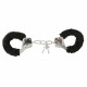 Sex and Mischief Furry Handcuffs - Black Image