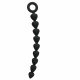 Sex and Mischief Silicone Anal Beads - Black Image