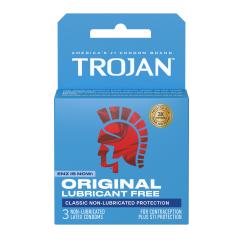 Trojan Enz Non-Lubricated Condoms - 3 Pack