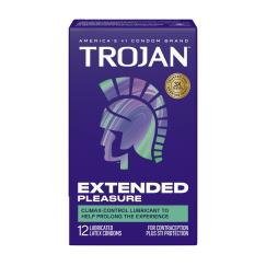Trojan Pleasures Extended Pleasure - 12 Pack