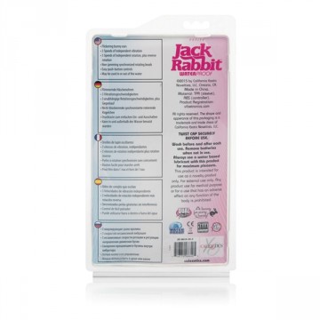 The Original Waterproof Jack Rabbit 5 Rows-Pink 4.75