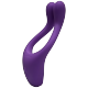 Tryst Multi Erogenous Zone Silicone Massager - Purple Image