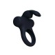 Ohhh Bunny Frisky Bunny Vibrating Ring - Black Pearl Image