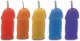 Rainbow Pecker Party Candles - 5 Pack Image