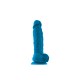 Coloursoft 5 Inch Soft Dildo - Blue Image