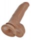 King Cock  9 Inch Cock With Balls - Tan Image