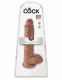 King Cock  10 Inch Cock With Balls  - Tan Image