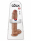 King Cock  11 Inch Cock With Balls - Tan Image