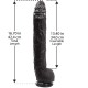 Dick Rambone Cock - 17 Inch - Black Image
