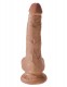 King Cock 6 Inch Cock With Balls - Tan Image