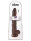 King Cock 14 Inch Cock With Balls - Brown Image
