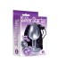 The 9's the Silver Starter Heart Bejeweled Stainless Steel Plug - Violet Image