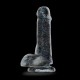 Naturally Yours - 6 Inch Glitter Cock - Sparkling Clear Image