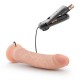 Dr. Skin - 8.5 Inch Vibrating Realistic Cock  With Suction Cup - Vanilla Image