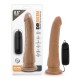 Dr. Skin - 8.5 Inch Vibrating Realistic Cock With  Suction Cup - Mocha Image