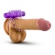 Play With Me - the Player - Vibrating Double Strap Ring - Purple Image