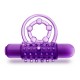 Play With Me - the Player - Vibrating Double Strap Ring - Purple Image