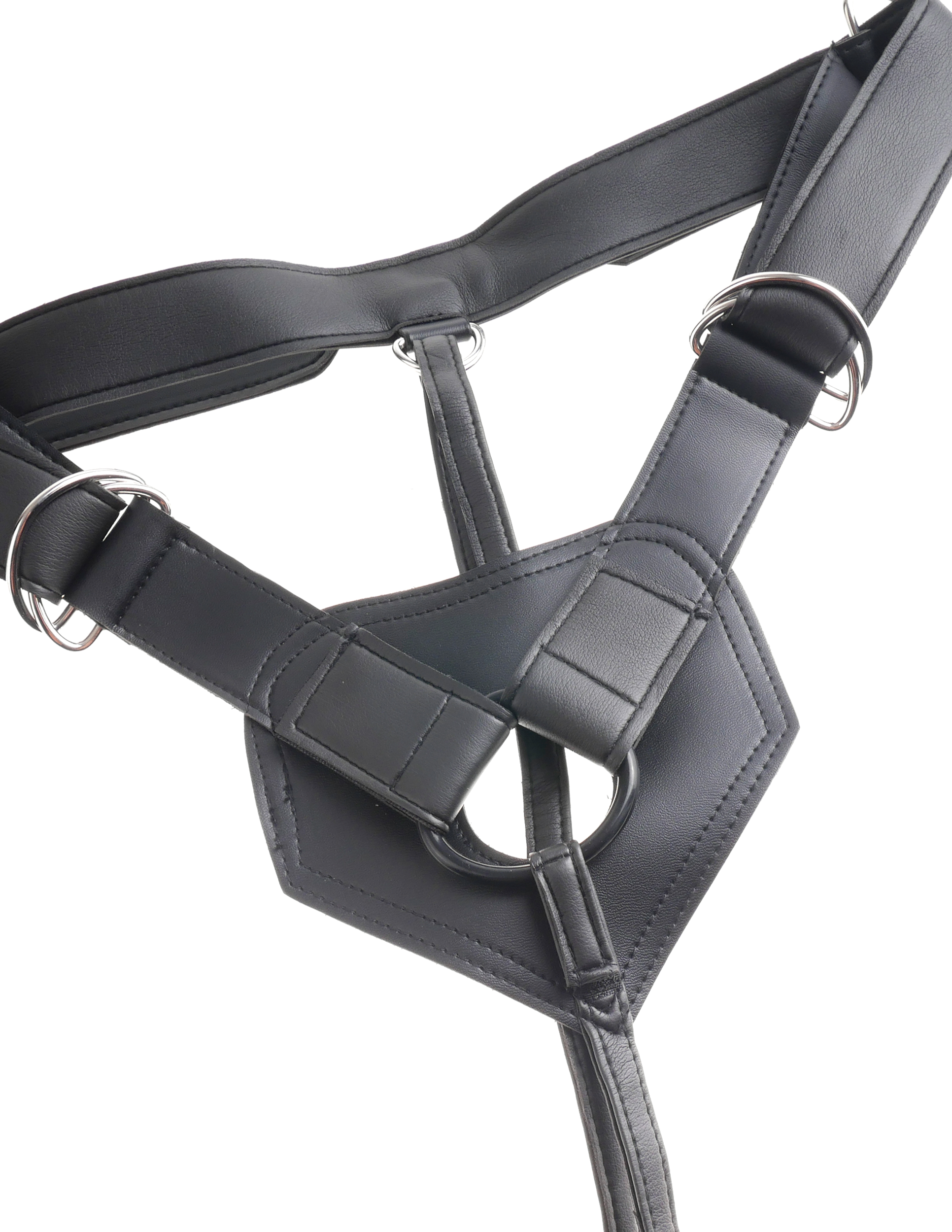 King Cock Elite Beginner's Body Dock Strap-on  Harness - Black main image 1