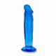 B Yours - Sweet n' Small 6 Inch Dildo With Suction Cup - Blue Image