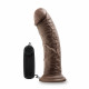 Dr. Skin - Dr. Joe - 8 Inch Vibrating Cock With  Suction Cup - Chocolate Image