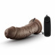Dr. Skin - Dr. Joe - 8 Inch Vibrating Cock With  Suction Cup - Chocolate Image