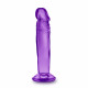 B Yours - Sweet n' Small 6 Inch Dildo With Suction Cup - Purple Image