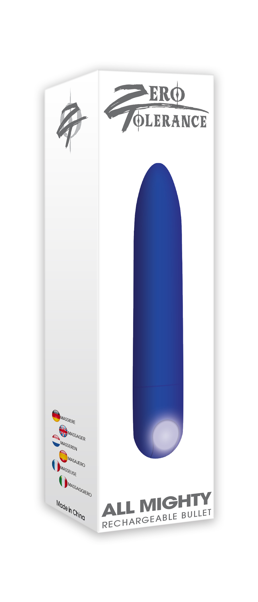Evolved Novelties Zero Tolerance All Mighty Bullet Vibrator Hp-Ze-Rs