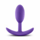 Luxe - Wearable Vibra Slim Plug - Small - Purple Image