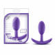 Luxe - Wearable Vibra Slim Plug - Small - Purple Image