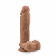 Au Natural - 9 Inch Dildo With Suction Cup -  Mocha Image