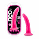 Neo Elite - 7.5 Inch Silicone Dual Density Cock - Neon Pink Image