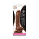 Colours - Dual Density - 8 Inch Dildo - Brown Image