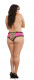 Open Back Panty - 3x - Hot Pink/ Black Image
