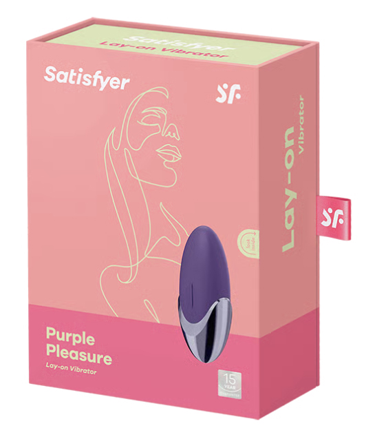 Satisfyer Layons Purple Pleasure 15-Function Rechargebale Silicone Stimulator
