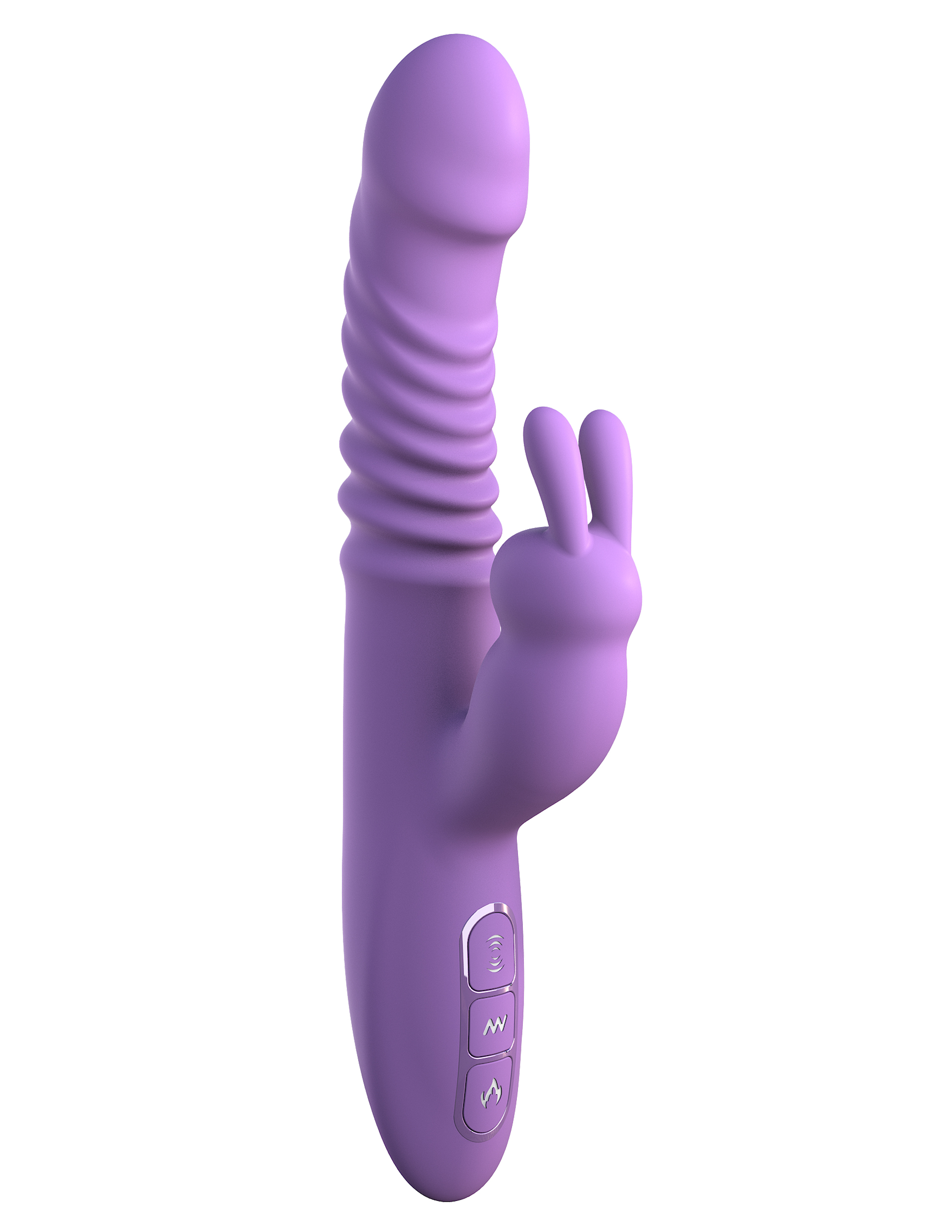 Pipedream Fantasy For Her Thrusting Silicone Rabbit Vibrator Hp-Pd4958-12