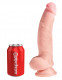 King Cock Plus Triple Density 8 Inch Cock With Balls - Flesh Image